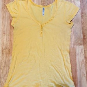 Womens yellow striped Anchor Blue shirt